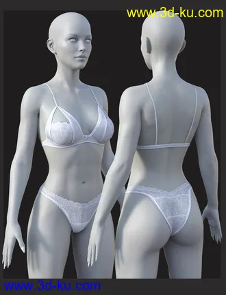 3D打印模型X-Fashion Lightweight Lingerie Set的图片