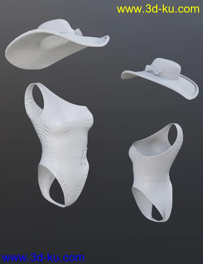 X-Fashion Pretty Swimsuit for Genesis 8 Female(s)模型的图片5