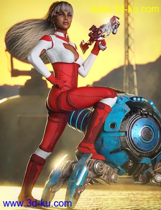 3D打印模型X-Fashion Sci Bodysuit 09 for Genesis 8 Females的图片