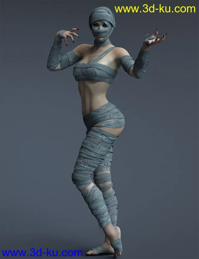 X-Fashion The Mummy Genesis 8 and 8.1 Females模型的图片1