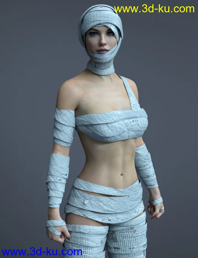 X-Fashion The Mummy Genesis 8 and 8.1 Females模型的图片2