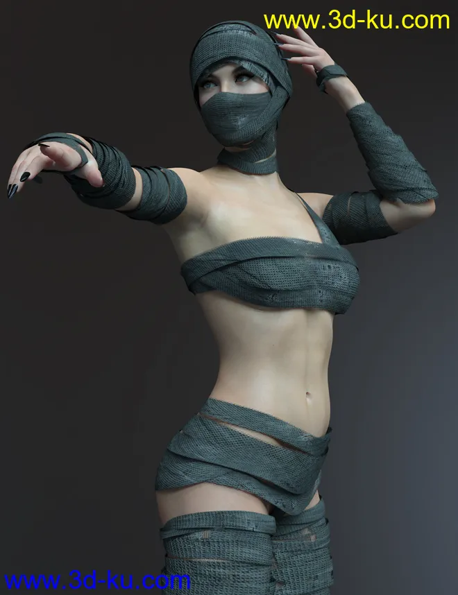 X-Fashion The Mummy Genesis 8 and 8.1 Females模型的图片3