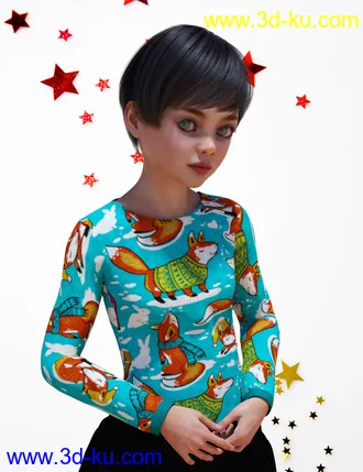 3D打印模型Xmas Knits Iray Shaders的图片