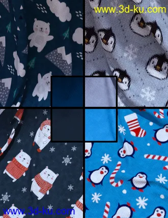 3D打印模型Xmas Knits Iray Shaders的图片
