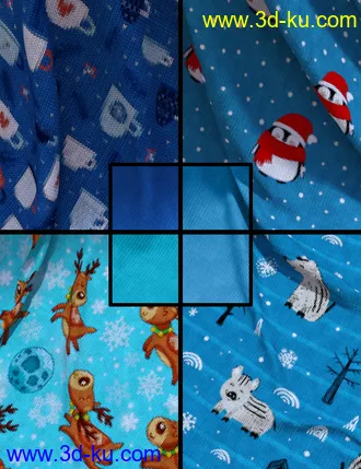 3D打印模型Xmas Knits Iray Shaders的图片