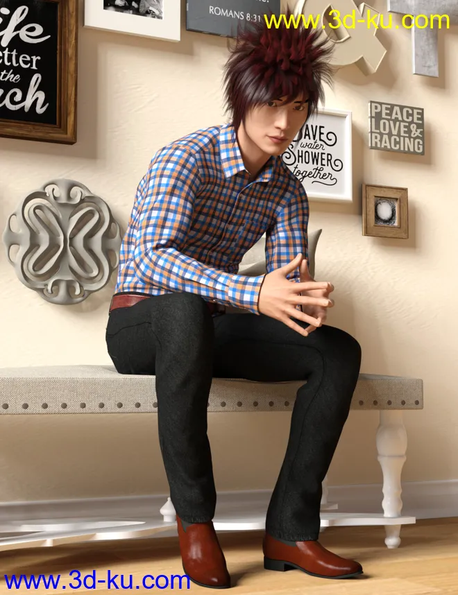 Yamazaki for Genesis 8 Male模型的图片6