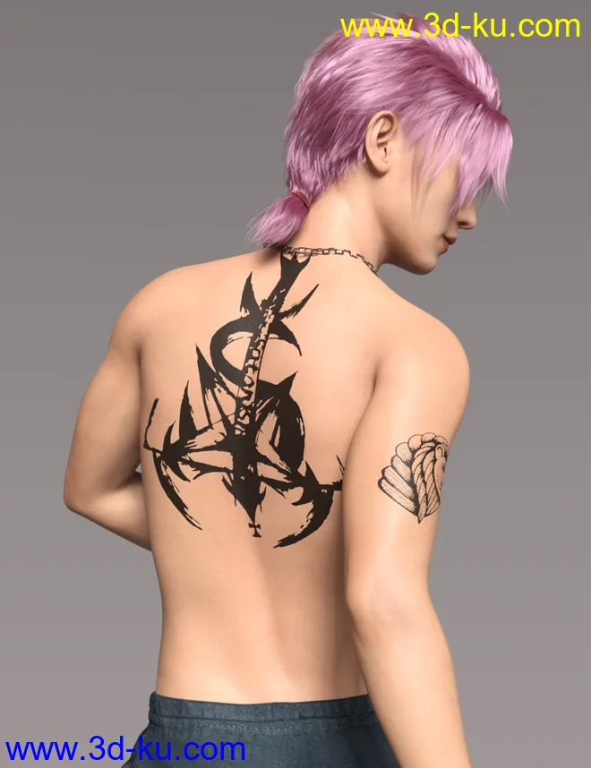 Yamazaki for Genesis 8 Male模型的图片10