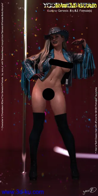 3D打印模型Your Wild Star For Genesis 8 Female(s)的图片