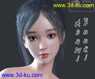 3D打印模型Yuuki Asami For Genesis 8.1 Female的图片