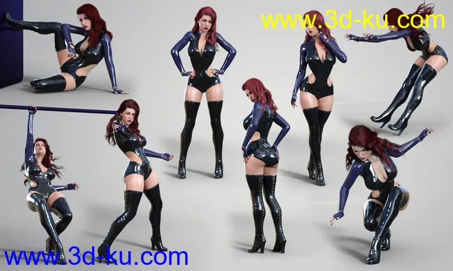 Z Bold Beauty Shape and Pose Mega Set模型的图片6