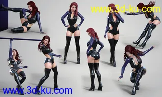 3D打印模型Z Bold Beauty Shape and Pose Mega Set的图片