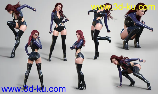 Z Bold Beauty Shape and Pose Mega Set模型的图片7