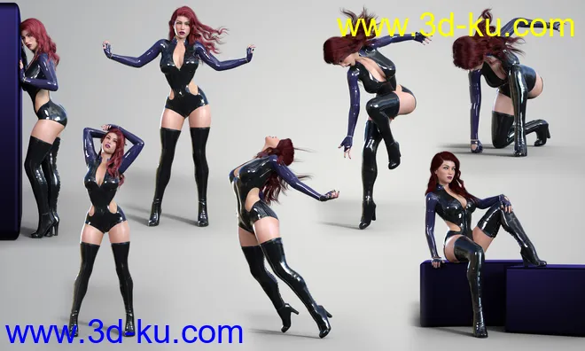 Z Bold Beauty Shape and Pose Mega Set模型的图片8