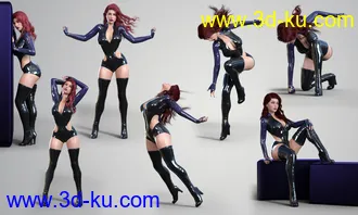 3D打印模型Z Bold Beauty Shape and Pose Mega Set的图片