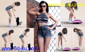 3D打印模型Z Essential Bending and Leaning Pose Collection的图片