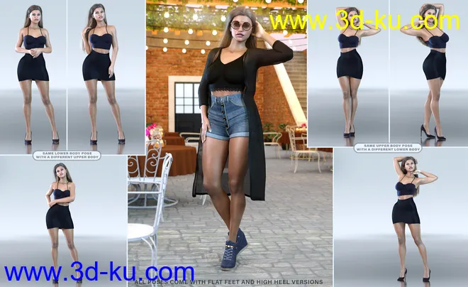 Z Essential Standing Pose Variety Collection模型的图片4