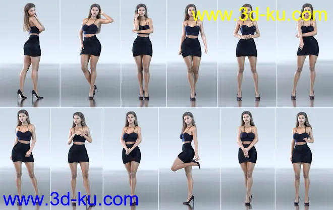 Z Essential Standing Pose Variety Collection模型的图片5
