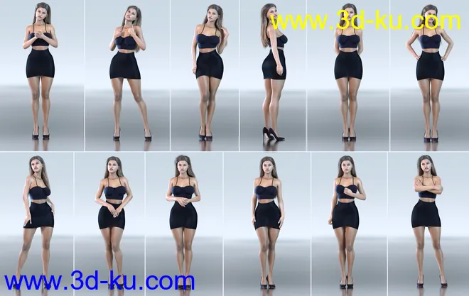 Z Essential Standing Pose Variety Collection模型的图片6
