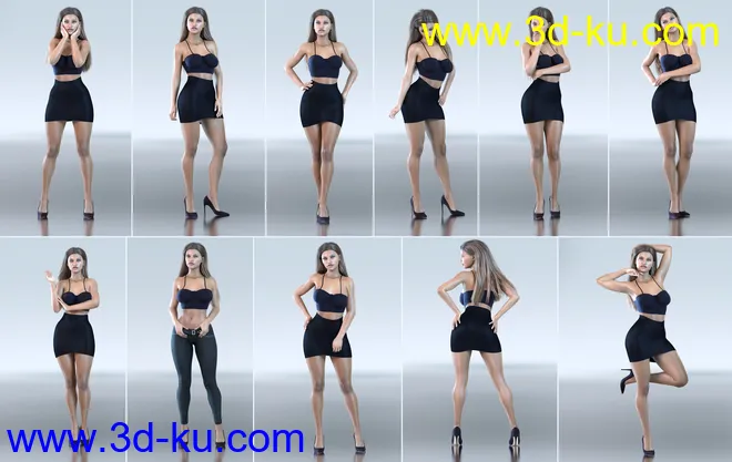 Z Essential Standing Pose Variety Collection模型的图片7