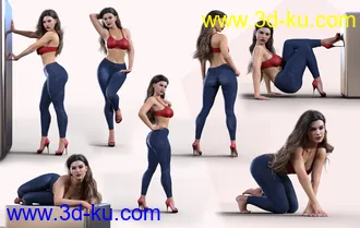 3D打印模型Z Exotic Beauty Shape and Poses Mega Set的图片