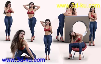 3D打印模型Z Exotic Beauty Shape and Poses Mega Set的图片