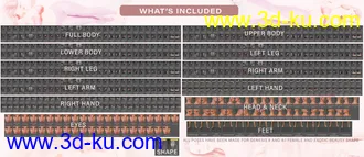 3D打印模型Z Exotic Beauty Shape and Poses Mega Set的图片