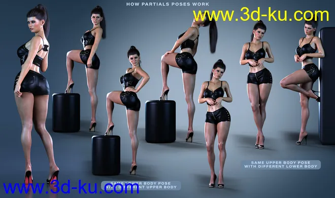 Z Glamorous Leg Shapes and Pose Mega Set模型的图片4