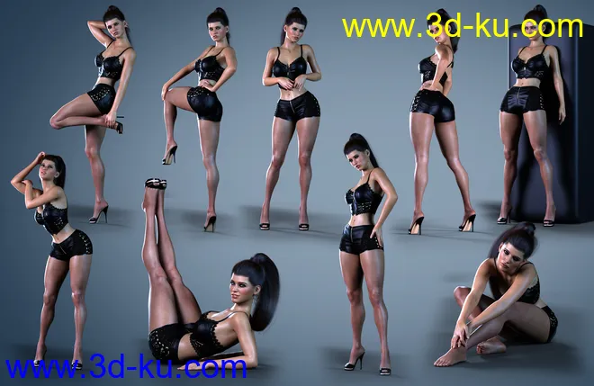 Z Glamorous Leg Shapes and Pose Mega Set模型的图片5