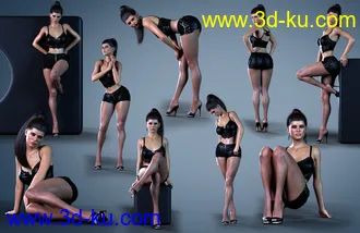 3D打印模型Z Glamorous Leg Shapes and Pose Mega Set的图片