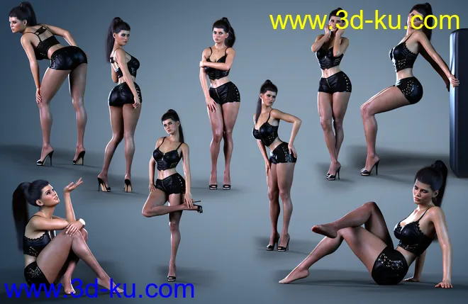 Z Glamorous Leg Shapes and Pose Mega Set模型的图片8
