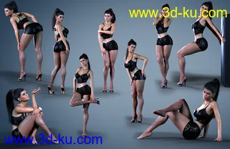 3D打印模型Z Glamorous Leg Shapes and Pose Mega Set的图片