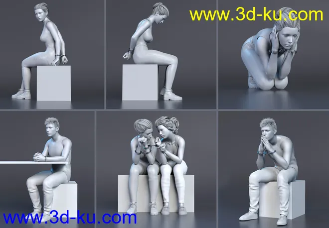 Z In Handcuffs - Prop and Poses for Genesis 8 and 8.1模型的图片11