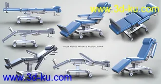 3D打印模型Z Medical Equipment and Poses for Genesis 8 and 8.1的图片