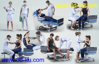 3D打印模型Z Medical Equipment and Poses for Genesis 8 and 8.1的图片