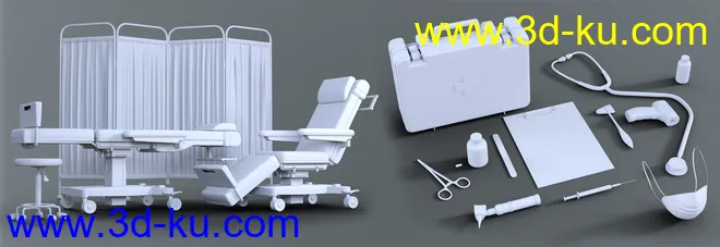 Z Medical Equipment and Poses for Genesis 8 and 8.1模型的图片10
