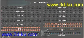 3D打印模型Z Stay Hydrated Prop and Pose Mega Set的图片