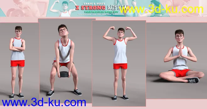 Z Strong Within Shape and Pose Mega Set模型的图片5