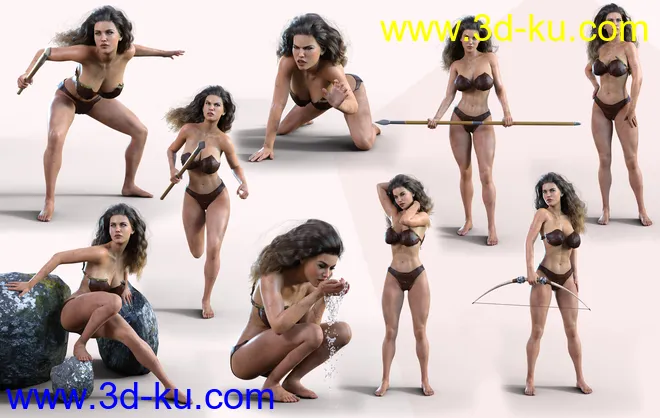 Z Wild Beauty Shape and Pose Mega Set模型的图片5