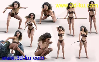 3D打印模型Z Wild Beauty Shape and Pose Mega Set的图片