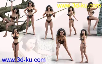 3D打印模型Z Wild Beauty Shape and Pose Mega Set的图片