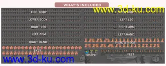 3D打印模型Z Wild Beauty Shape and Pose Mega Set的图片