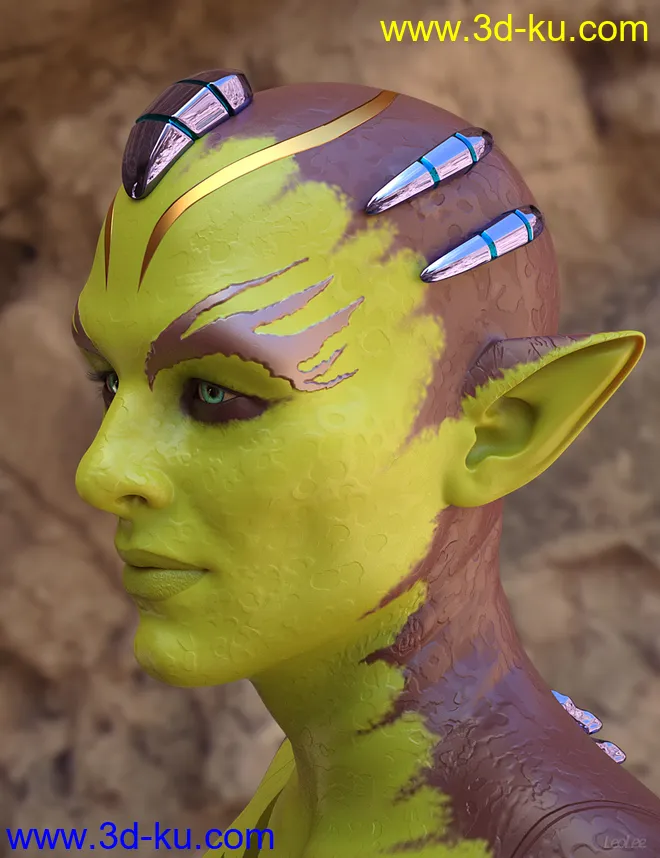 Zellarian for Nix 8 and Genesis 8 Male模型的图片3