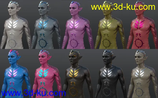 Zellarian for Nix 8 and Genesis 8 Male模型的图片4