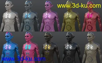 3D打印模型Zellarian for Nix 8 and Genesis 8 Male的图片