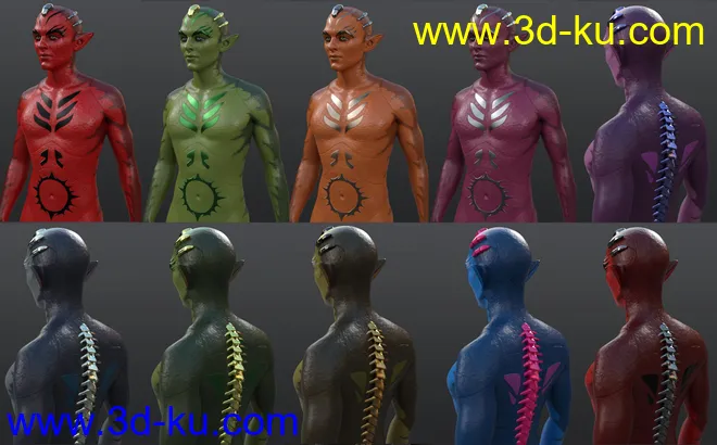 Zellarian for Nix 8 and Genesis 8 Male模型的图片5