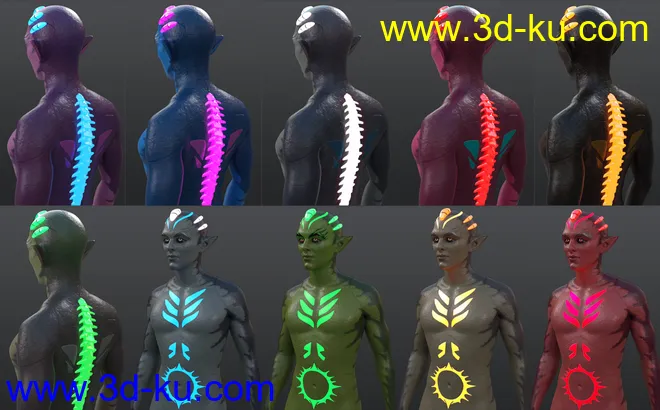 Zellarian for Nix 8 and Genesis 8 Male模型的图片6