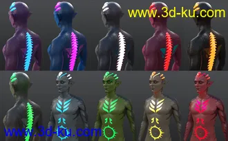 3D打印模型Zellarian for Nix 8 and Genesis 8 Male的图片