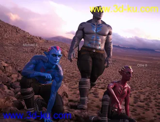 3D打印模型Zellarian for Nix 8 and Genesis 8 Male的图片