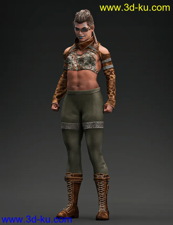 Zero38 Outfit for Genesis 8 Females模型的图片2