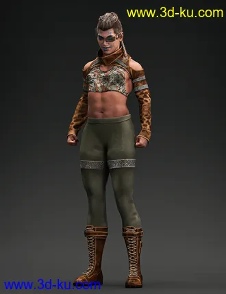 3D打印模型Zero38 Outfit for Genesis 8 Females的图片